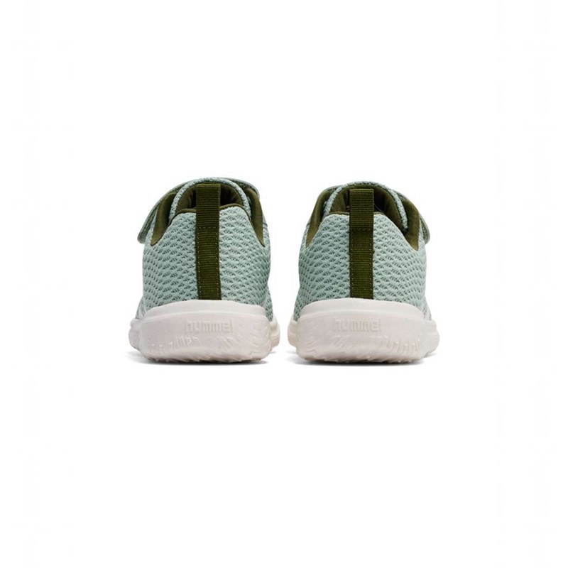 Hummel Actus Recycled Jr Sneakers Kinderen Olijfgroen | 176247-795
