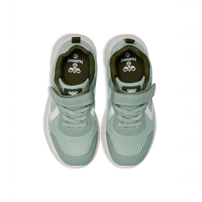 Hummel Actus Recycled Jr Sneakers Kinderen Olijfgroen | 176247-795