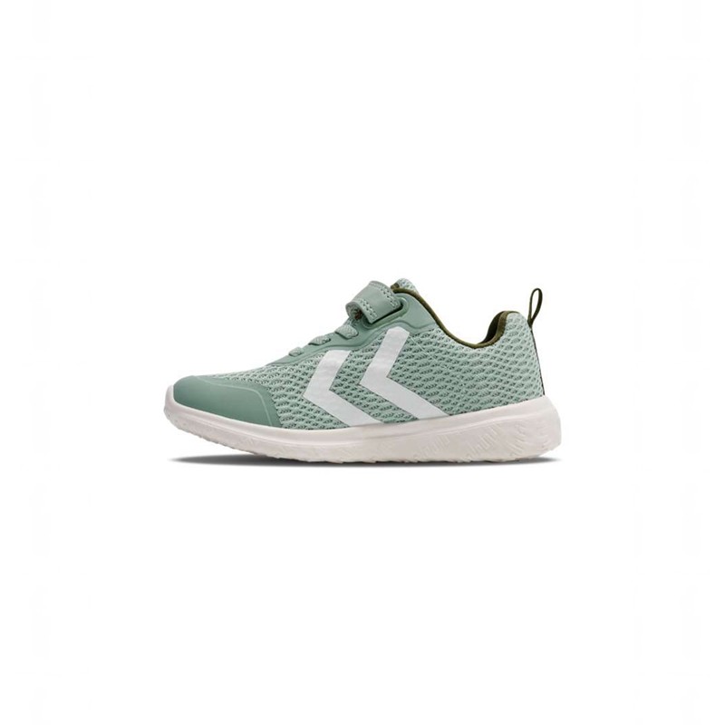 Hummel Actus Recycled Jr Sneakers Kinderen Olijfgroen | 176247-795