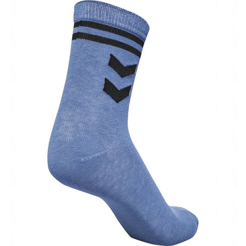 Hummel Alfie 3-pack Sokken Kinderen Blauw | 731345-451