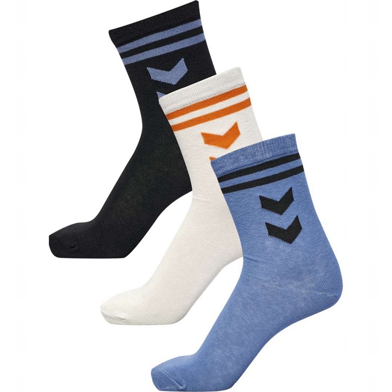 Hummel Alfie 3-pack Sokken Kinderen Blauw | 731345-451