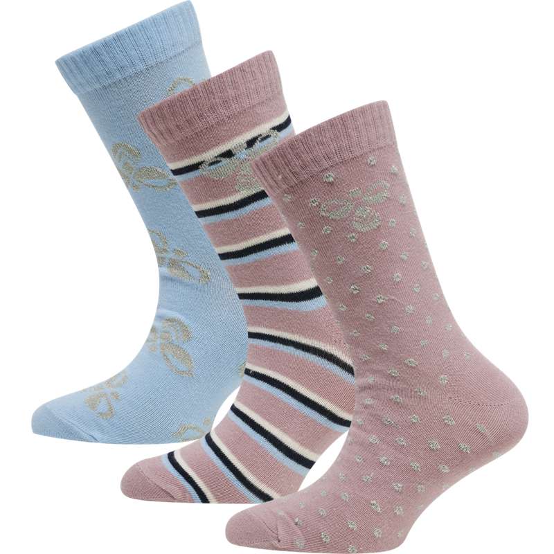 Hummel Alfie 3-pack Sokken Kinderen Roze | 524235-592