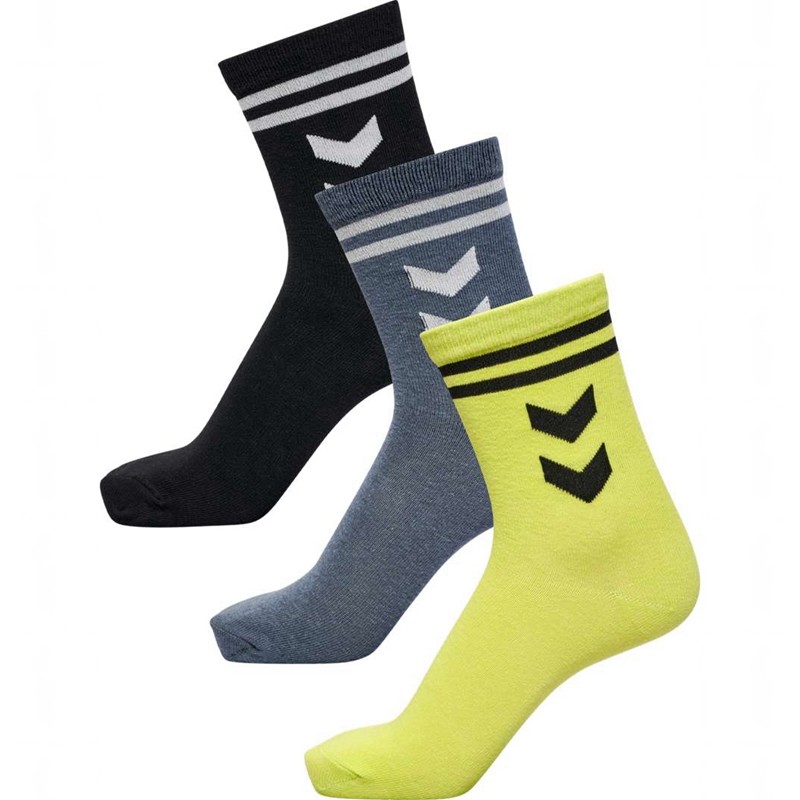 Hummel Alfie 3-pack Sokken Kinderen Zwart | 901027-410