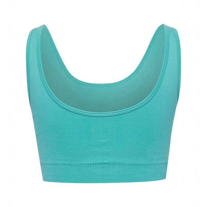 Hummel Alive Seamless Sport BH Dames Blauw | 159246-232
