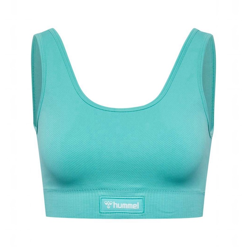 Hummel Alive Seamless Sport BH Dames Blauw | 159246-232