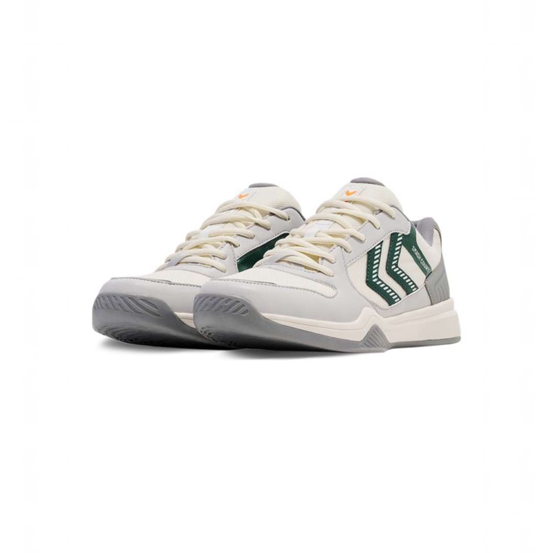 Hummel All Court Indoorschoenen Heren Wit | 193030-085
