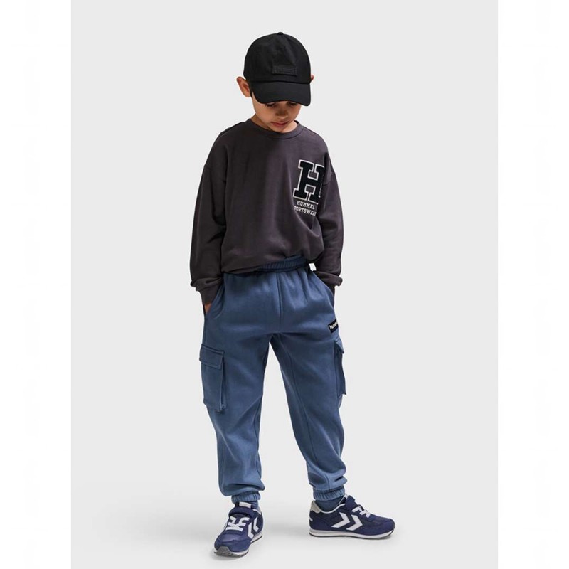 Hummel Allton Cargo Broek Kinderen Blauw | 594643-800