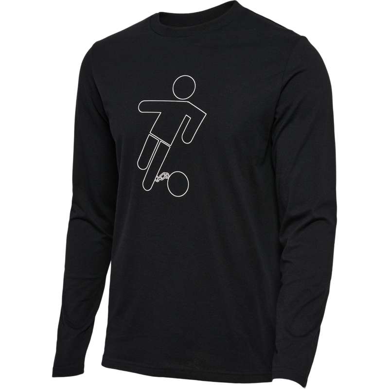 Hummel Amnesty L/S T-shirts Heren Zwart | 687595-590