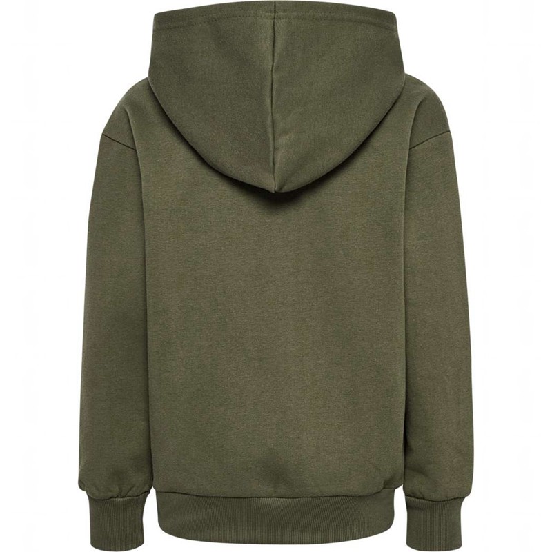 Hummel Archie Hoodie Kinderen Olijfgroen | 401014-563