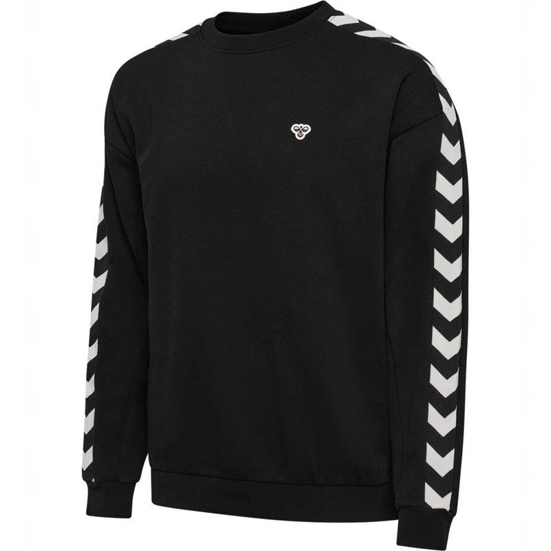 Hummel Archive Loose Fit Sweatshirts Heren Zwart | 040177-869