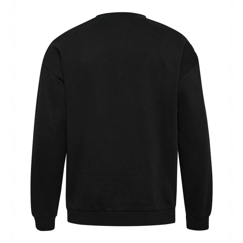 Hummel Archive Loose Fit Sweatshirts Heren Zwart | 040177-869