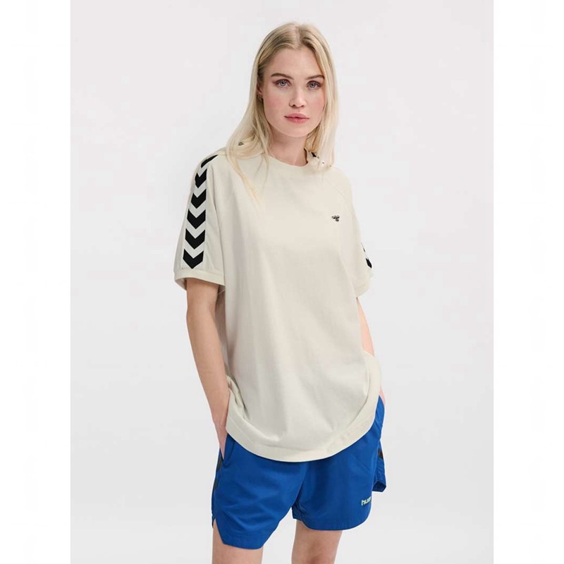 Hummel Archive Loose S/S Jersey Dames Wit | 699275-974