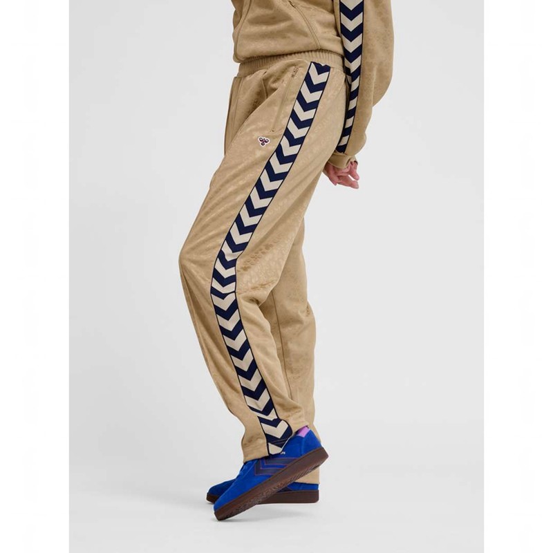 Hummel Archive Regular Poly Aop Broek Heren Goud | 373782-257