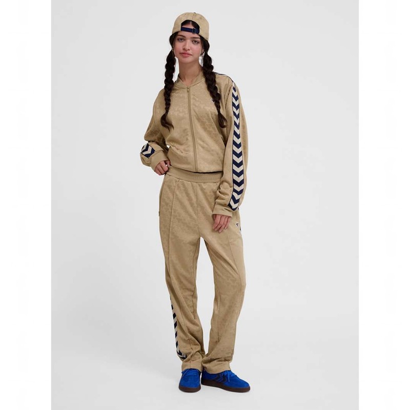 Hummel Archive Regular Poly Aop Broek Heren Goud | 373782-257