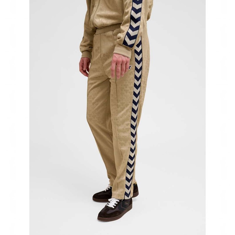 Hummel Archive Regular Poly Aop Broek Heren Goud | 373782-257