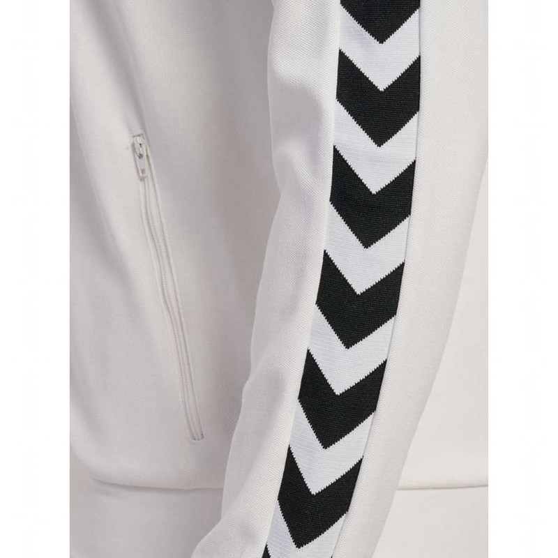 Hummel Archive Regular Poly Zip Jassen Heren Wit | 783257-394