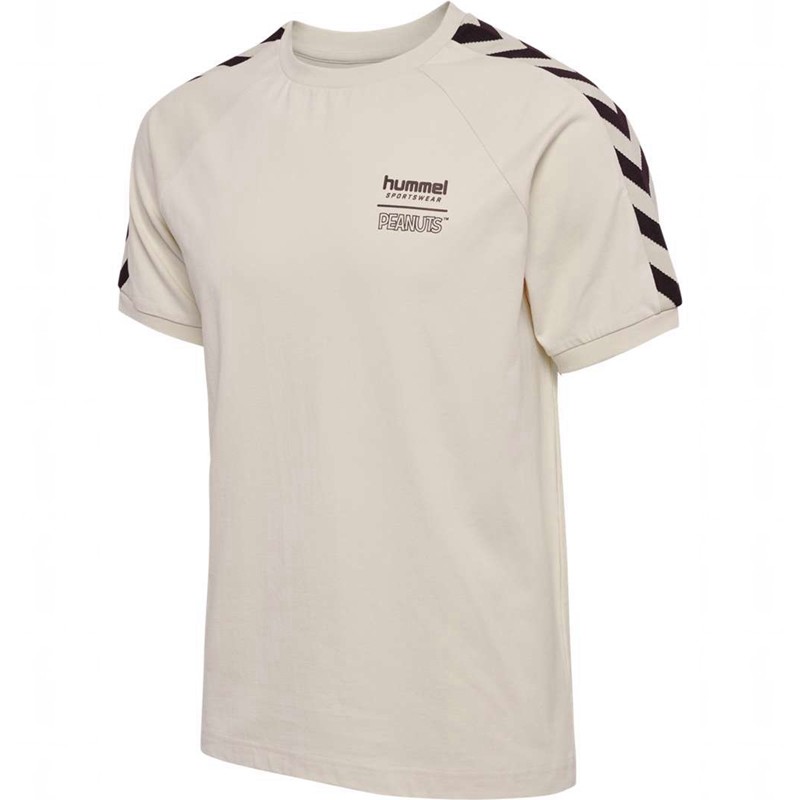 Hummel Archive S/S Peanuts T-shirts Heren Beige | 510888-514