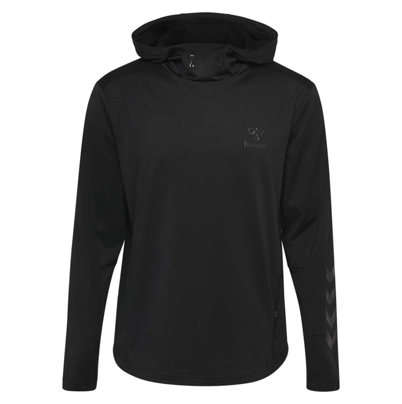 Hummel Aston Hoodie Heren Zwart | 709497-987