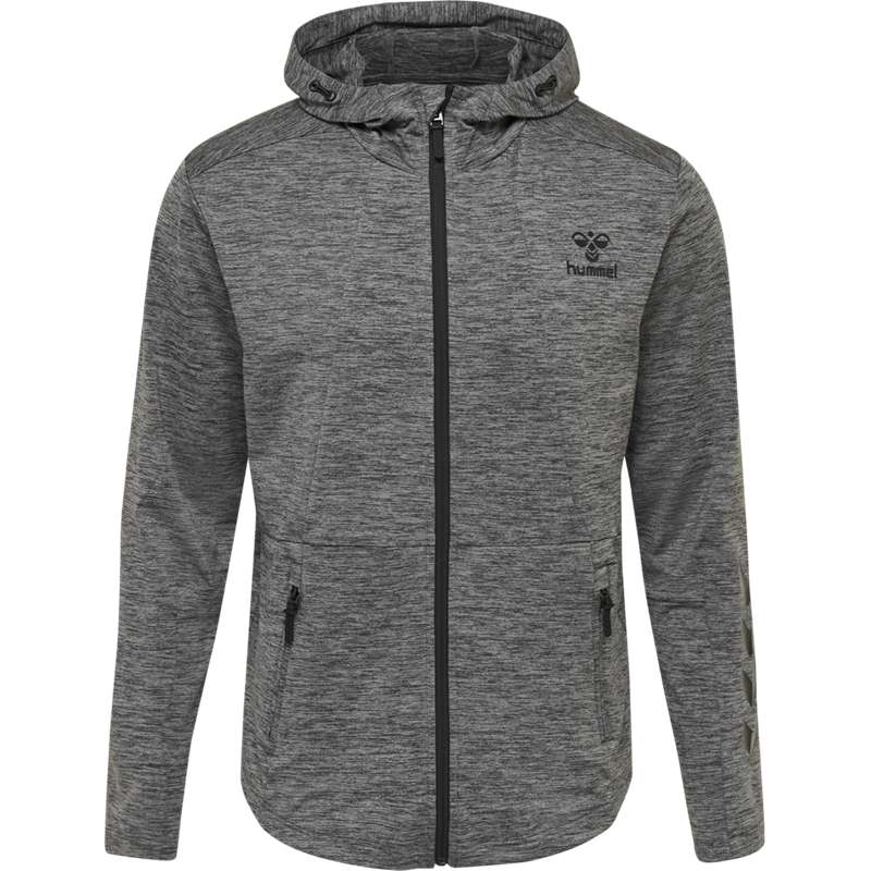 Hummel Aston Zip Hoodie Heren Grijs | 197347-292