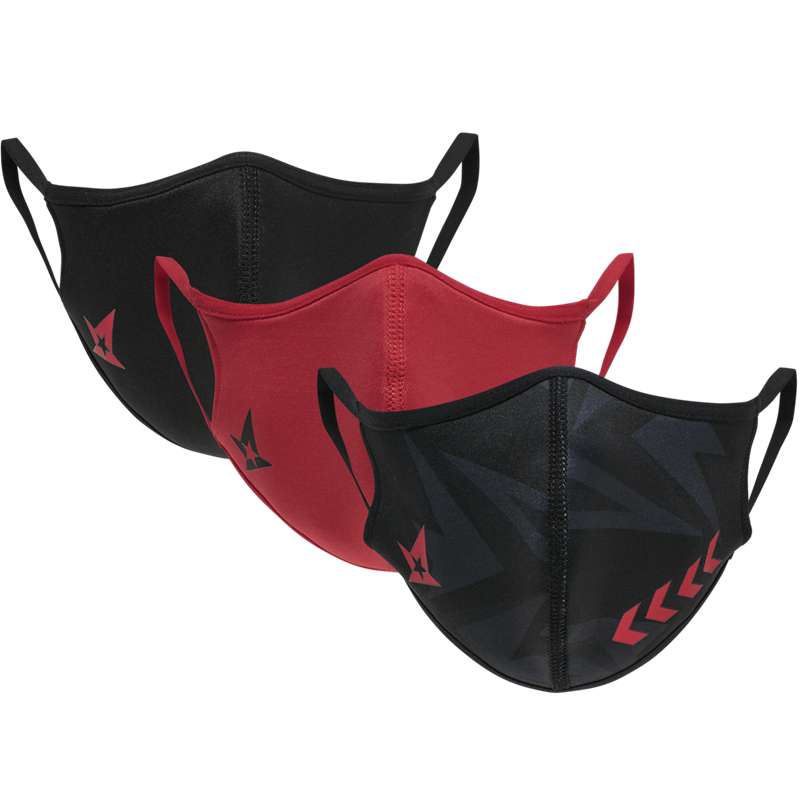 Hummel Astralis - 3 Pack Masker Dames Zwart | 580874-644