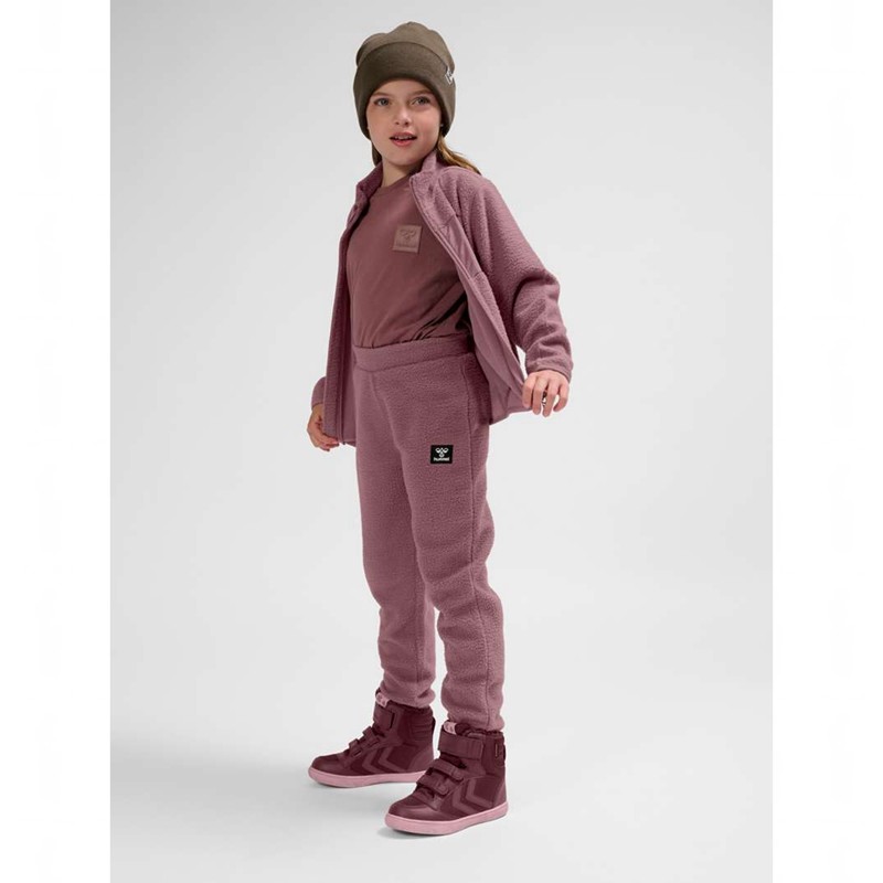 Hummel Atlas Fleece Broek Kinderen Roze | 482206-487