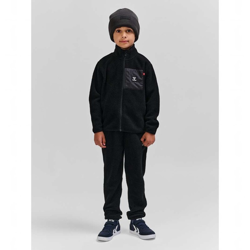 Hummel Atlas Fleece Broek Kinderen Zwart | 010454-243