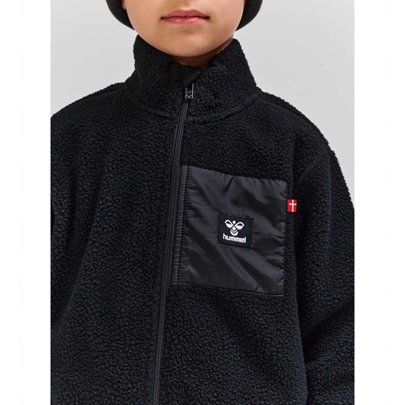 Hummel Atlas Fleece Zip Jassen Kinderen Zwart | 059002-974