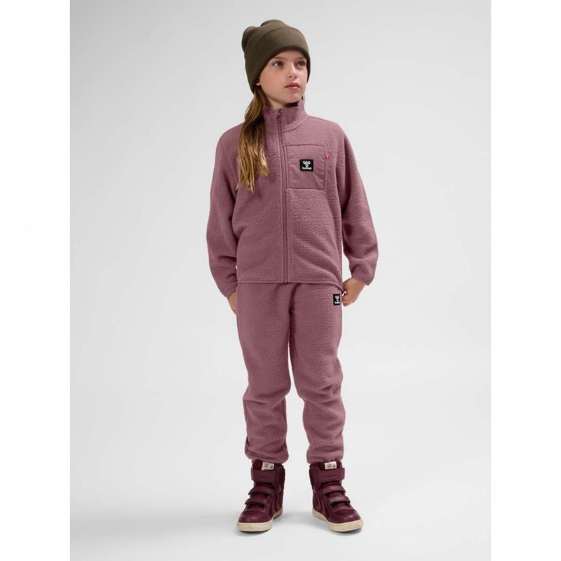 Hummel Atlas Fleece Zip Jassen Kinderen Roze | 121298-590