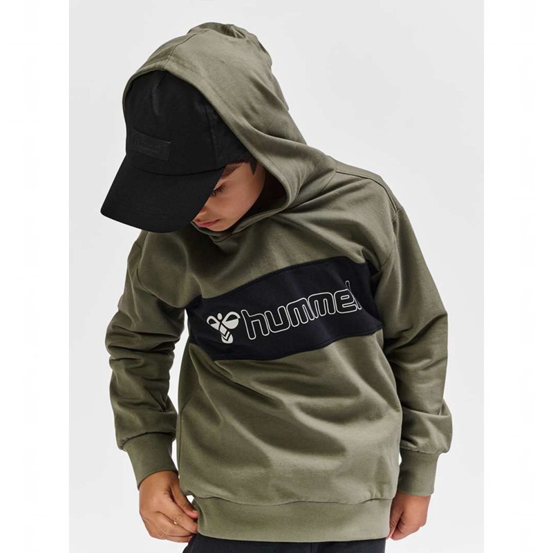 Hummel Atlas Hoodie Kinderen Olijfgroen | 915206-693