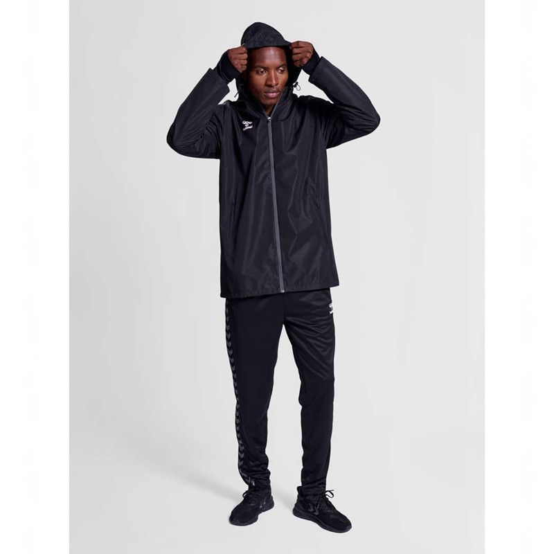 Hummel Authentic All Weather Jassen Heren Zwart | 752657-408
