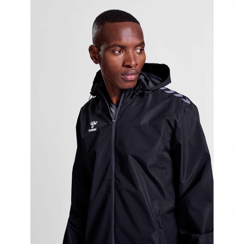 Hummel Authentic All Weather Jassen Heren Zwart | 752657-408