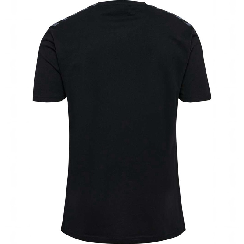 Hummel Authentic Co S/S T-shirts Heren Zwart | 501997-746