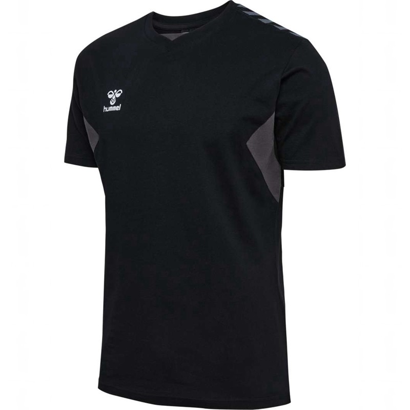 Hummel Authentic Co S/S T-shirts Heren Zwart | 501997-746