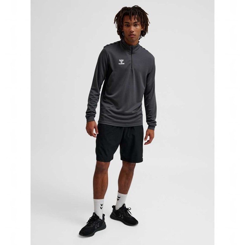 Hummel Authentic Half Zip Sweat Broek Heren Grijs | 795213-864