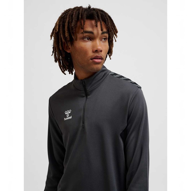 Hummel Authentic Half Zip Sweat Broek Heren Grijs | 795213-864