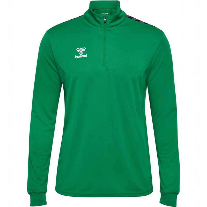 Hummel Authentic Half Zip Sweat Korte Broek Heren Groen | 762716-931
