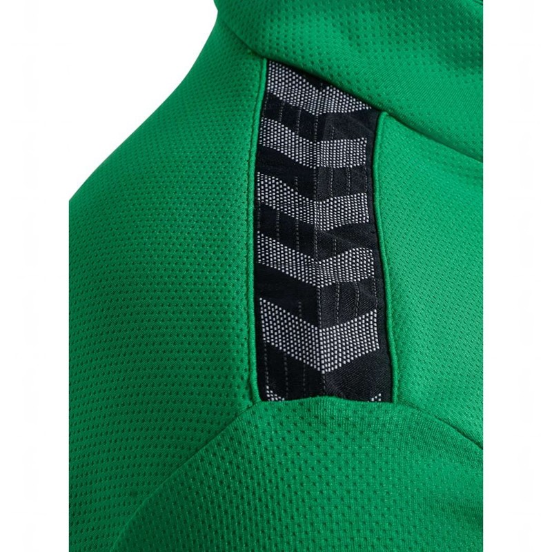 Hummel Authentic Half Zip Sweat Korte Broek Heren Groen | 762716-931