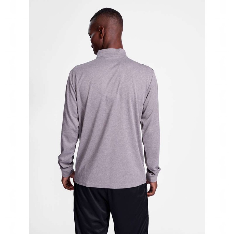 Hummel Authentic Half Zip Sweat Sweatshirts Heren Grijs | 857595-763