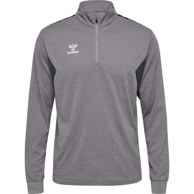 Hummel Authentic Half Zip Sweat Sweatshirts Heren Grijs | 857595-763