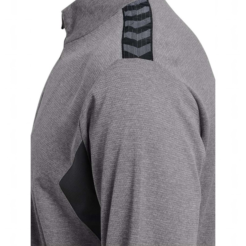 Hummel Authentic Half Zip Sweat Sweatshirts Heren Grijs | 857595-763