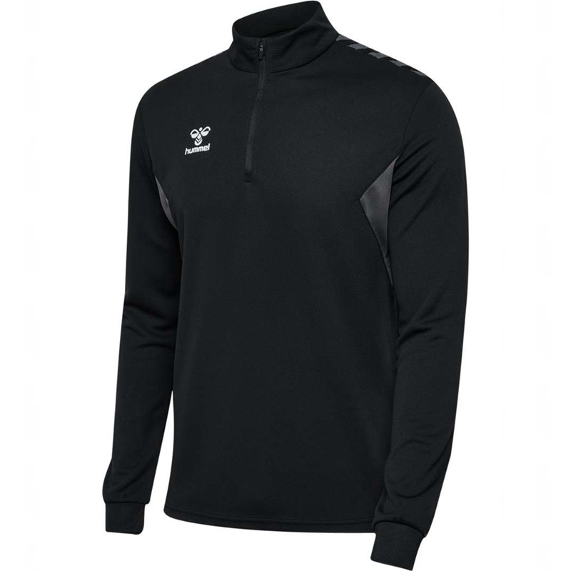 Hummel Authentic Half Zip Sweat Sweatshirts Heren Zwart | 538100-311