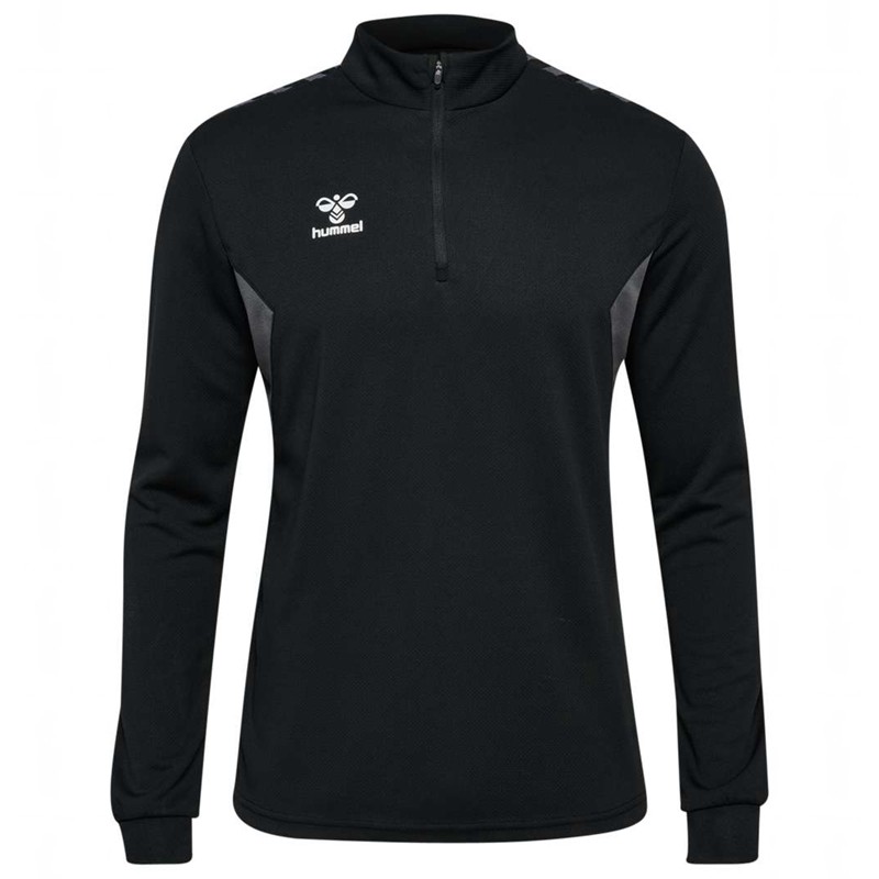 Hummel Authentic Half Zip Sweat Sweatshirts Heren Zwart | 538100-311