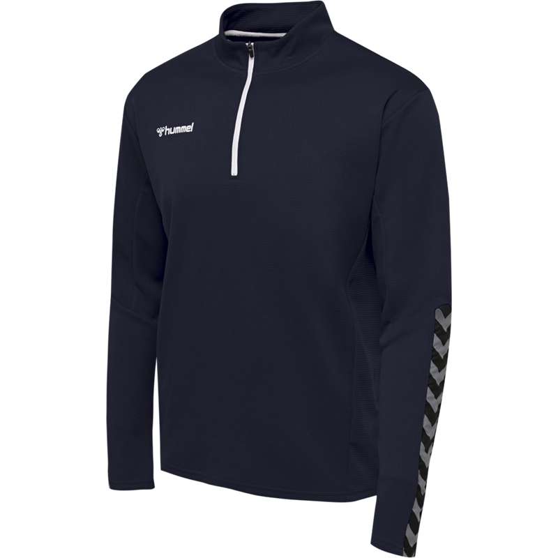 Hummel Authentic Half Zip Sweatshirts Heren Donkerblauw | 532450-288