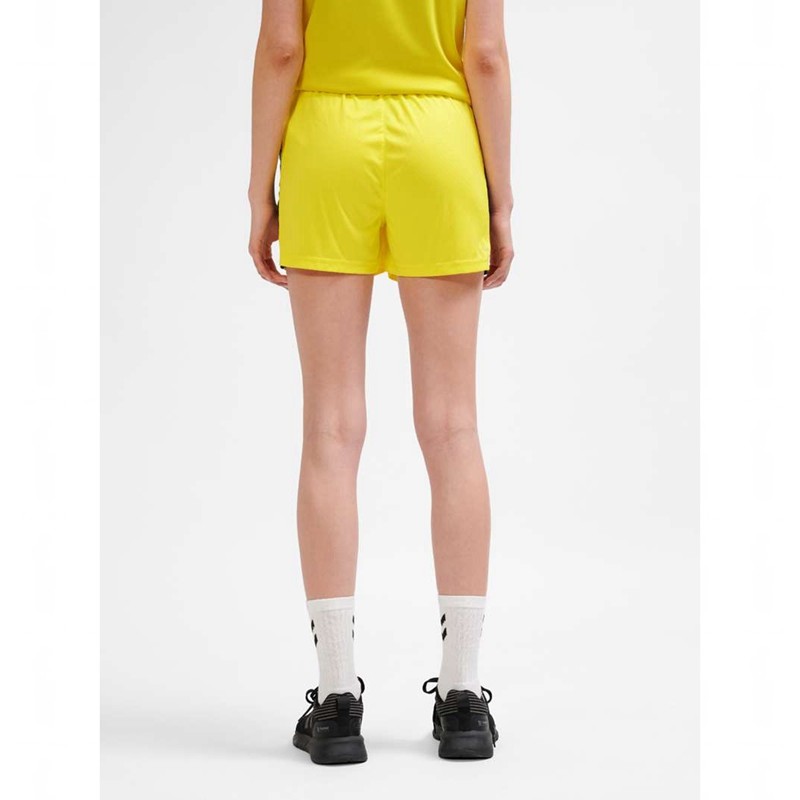 Hummel Authentic Pl Korte Broek Dames Geel | 989719-456