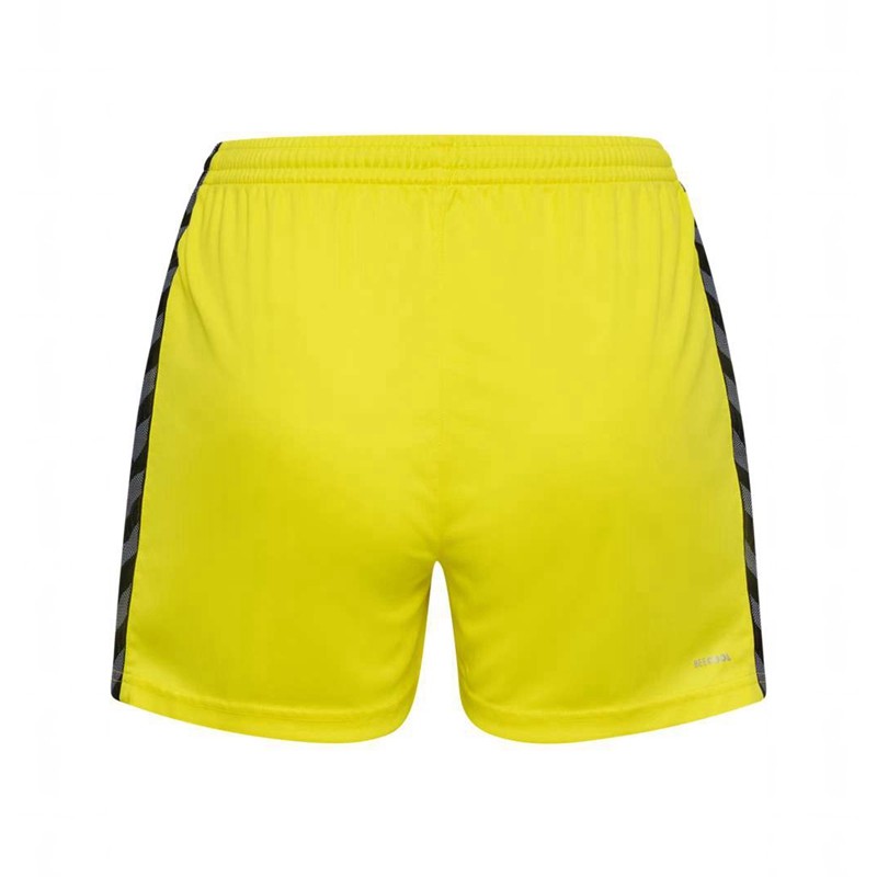 Hummel Authentic Pl Korte Broek Dames Geel | 989719-456