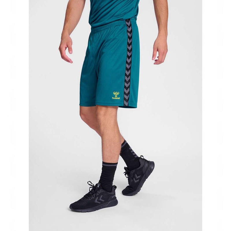 Hummel Authentic Pl Korte Broek Heren Blauw | 600256-659