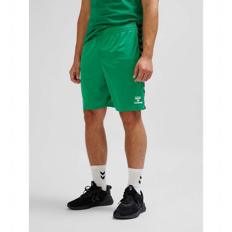 Hummel Authentic Pl Korte Broek Heren Groen | 899794-625