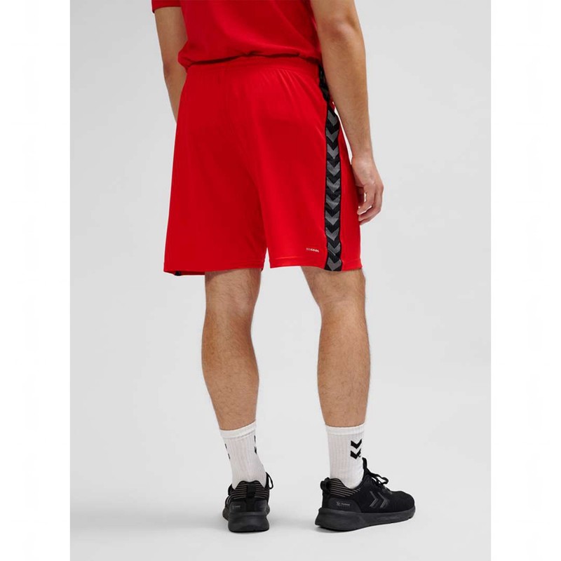 Hummel Authentic Pl Korte Broek Heren Rood | 293669-461
