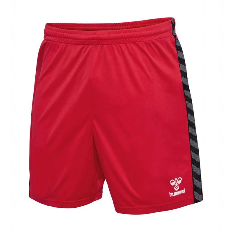 Hummel Authentic Pl Korte Broek Heren Rood | 293669-461