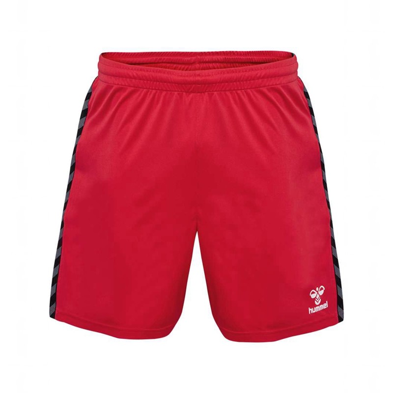 Hummel Authentic Pl Korte Broek Heren Rood | 293669-461